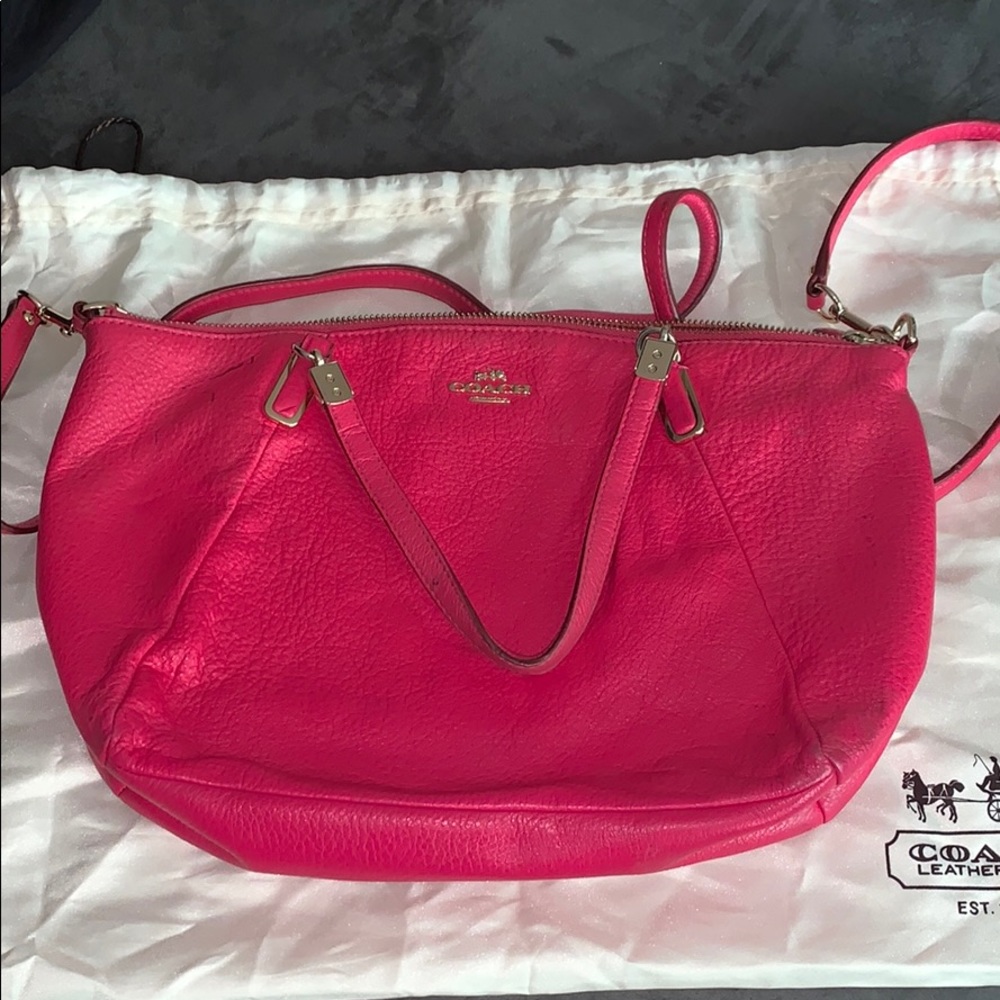 Coach Pink Crossbody Bag
